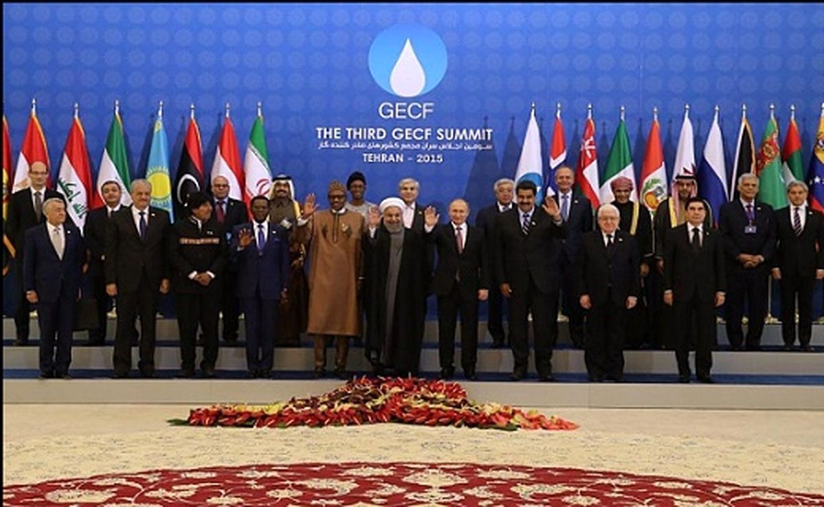 عکس یادگاری سران 9 کشور صادر کننده گاز +تصاویر