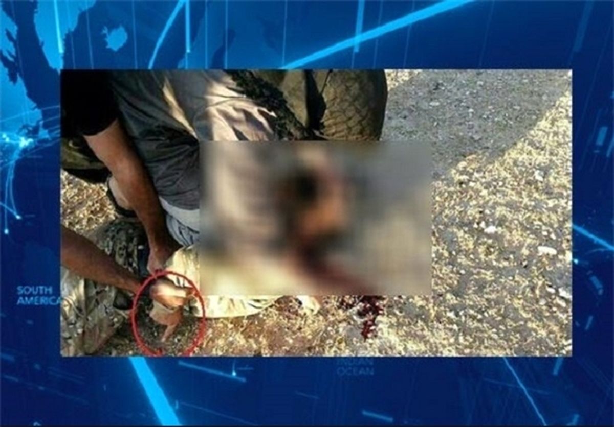 سربریدن سرکرده احرار الشام/عکس