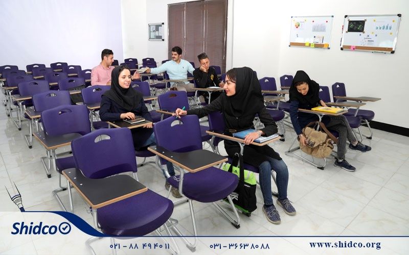 صندلی دانشجویی فایبرگلاس برای مدارس و دانشگاه ها