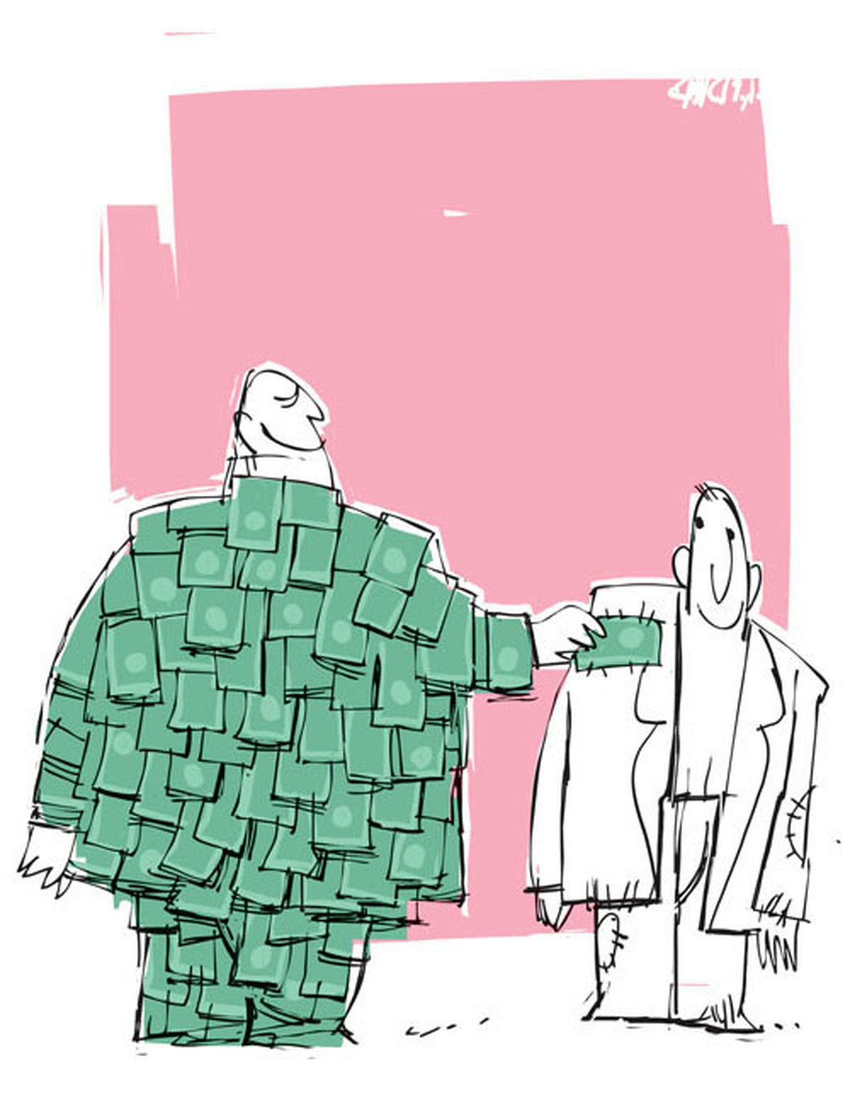 کاریکاتور/ کت و شلوار چهار میلیونی!