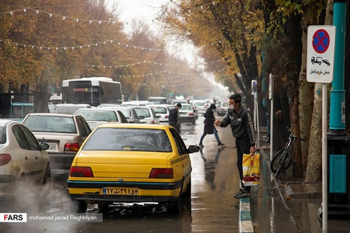 تصاویر: پاییز بارانی در یزد جهانی