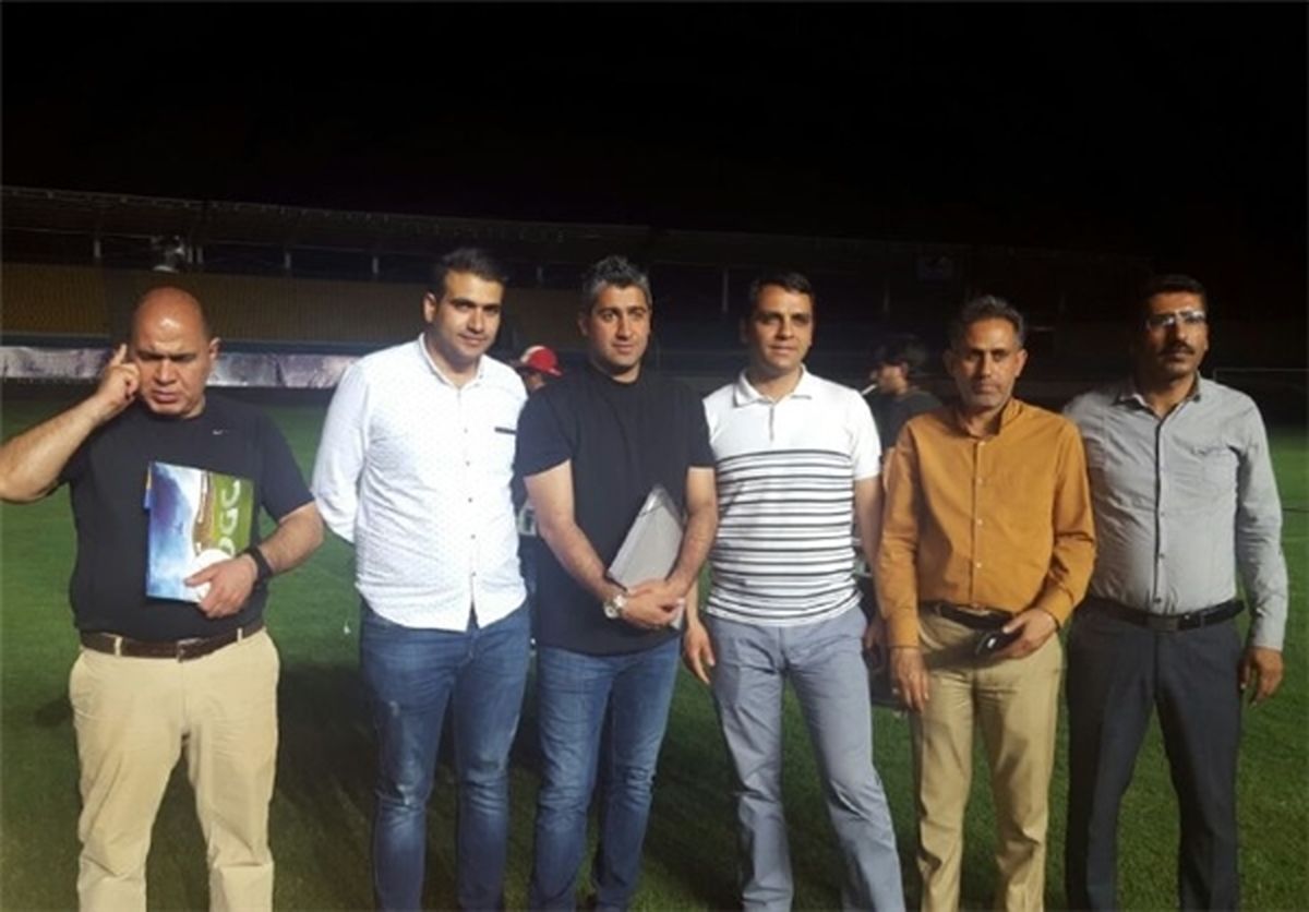 بازدید مجیدی و ساکت از ورزشگاه خرمشهر +عکس