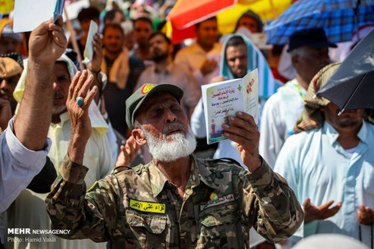 تصاویر: مراسم باشکوه دعای عرفه در بین الحرمین کربلا