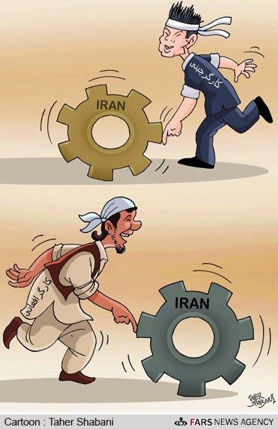 کارگر چینی هم رسید!/کارتون