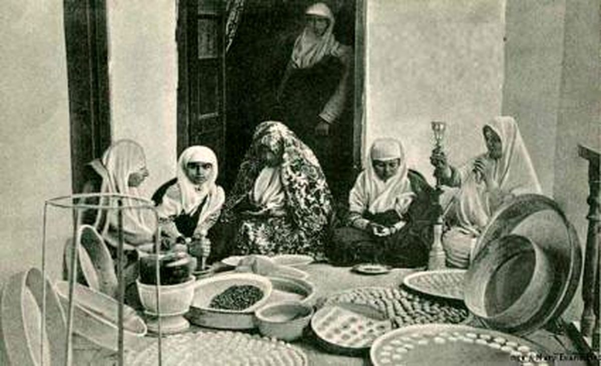 عکس: شیرینی‌پزی سنتی در ایران قدیم