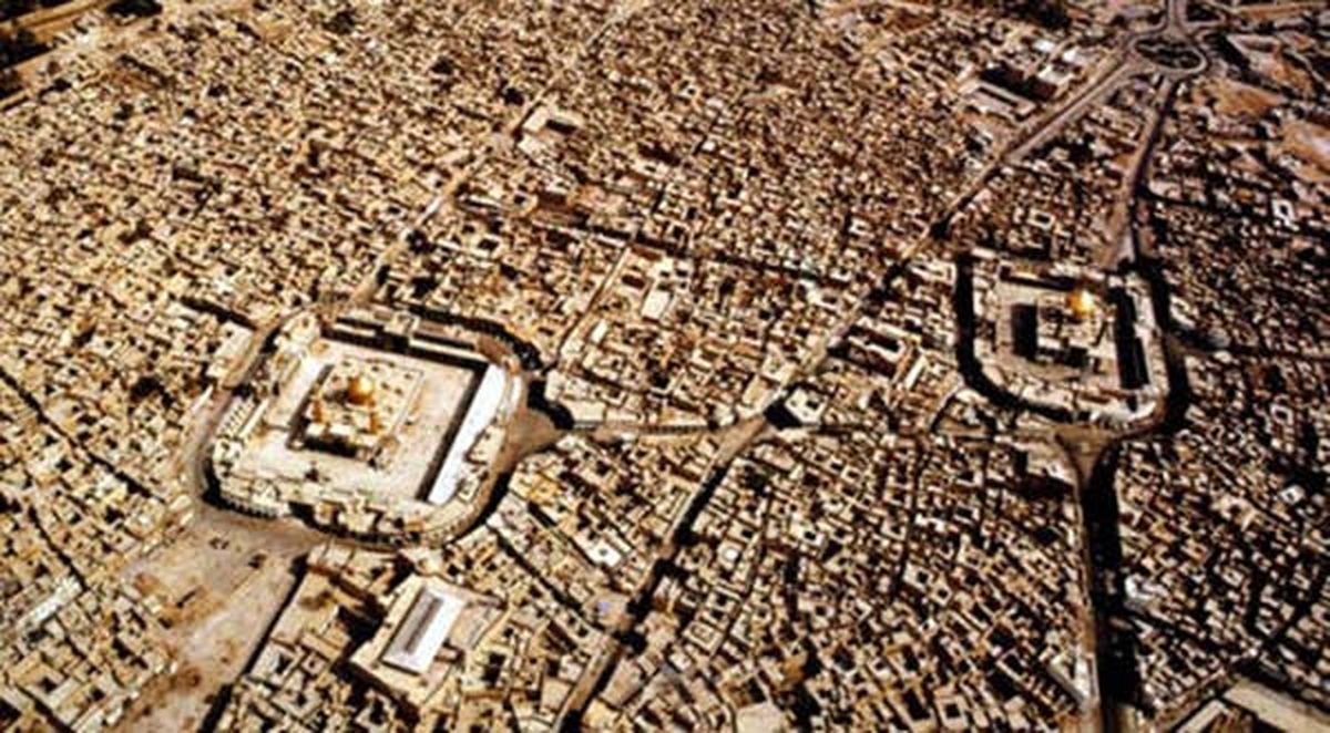 تصویر هوایی از کربلا درعهد ناصرالدین شاه
