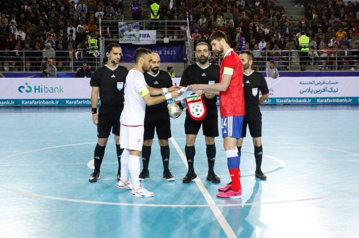 تیم ملی فوتسال روسیه به ایران می‌آید