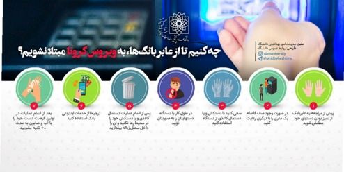 چگونه هنگام استفاده از «خود پرداز» به کرونا مبتلا نشویم؟ +عکس