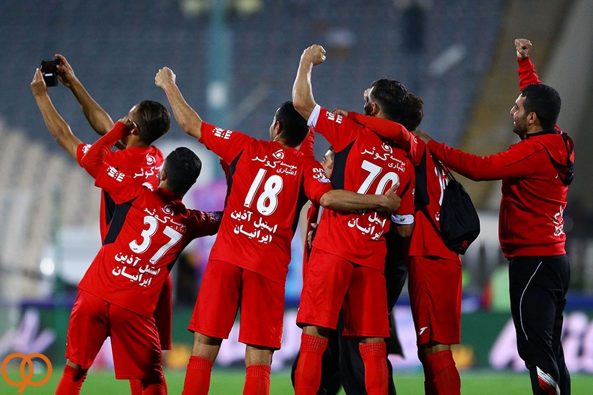 عکس: سلفی پرسپولیسی‌ها بعد از برد مقابل پیکان