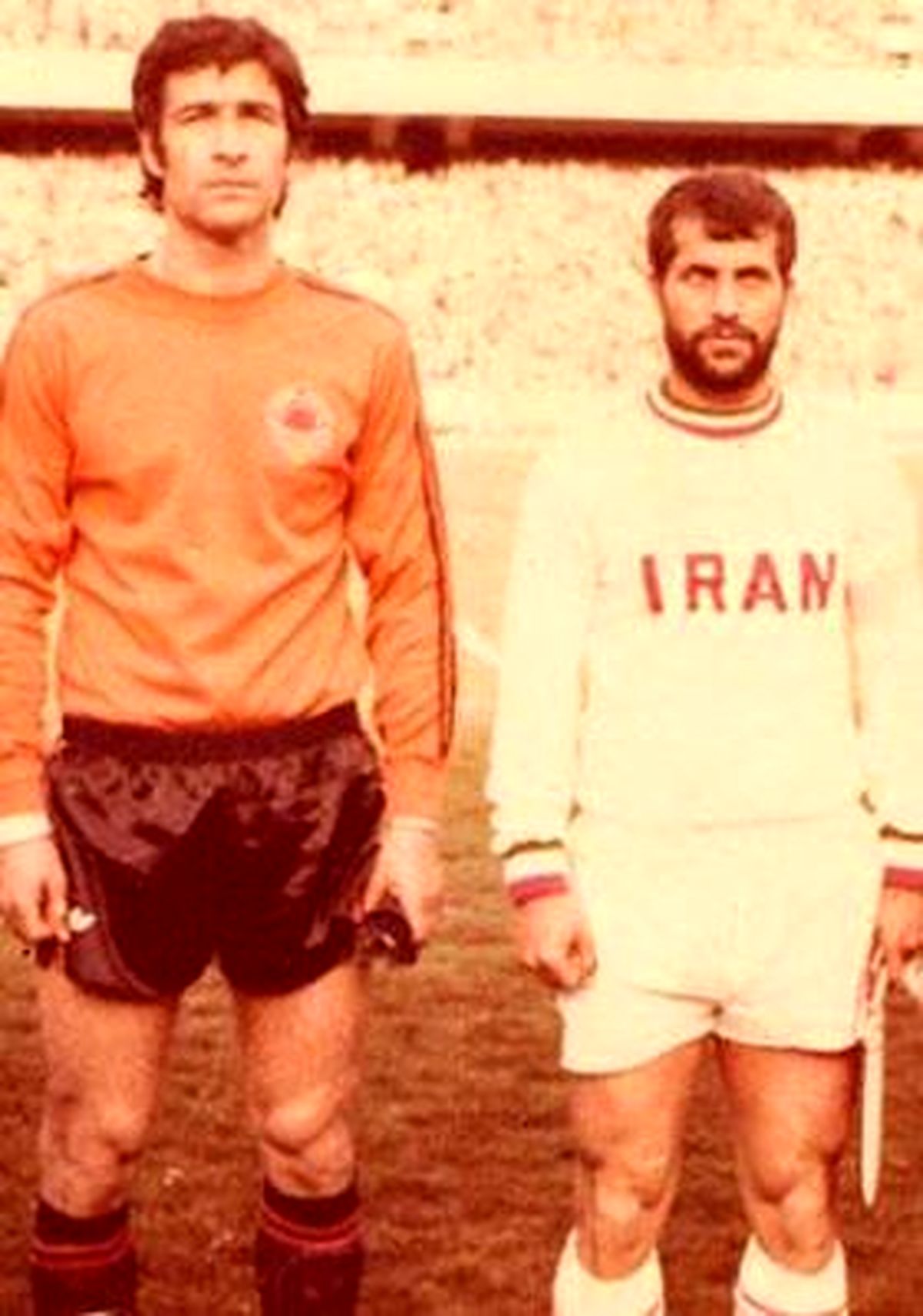 عکسی قدیمی از ناصر حجازی و علی پروین