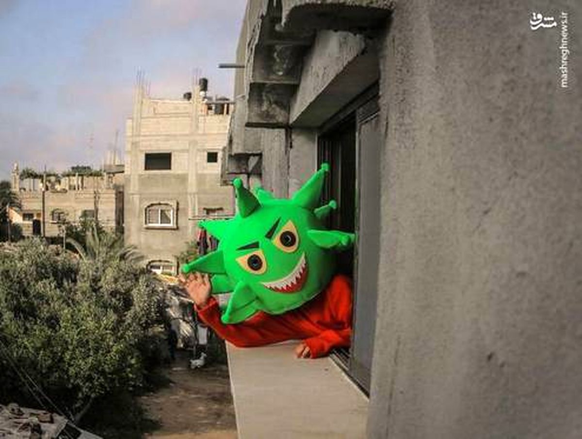 ابتکار جالب معلم فلسطینی +عکس