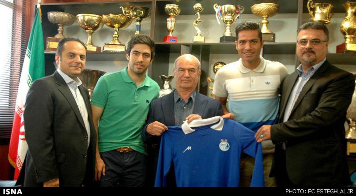 قراردادحیدری و صادقی با استقلال/عکس