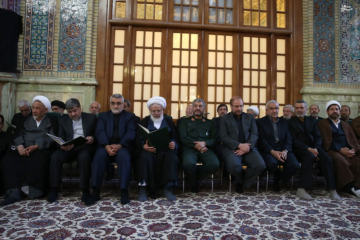 عکس: قالیباف در مراسم بزرگداشت آیتالله طبسی