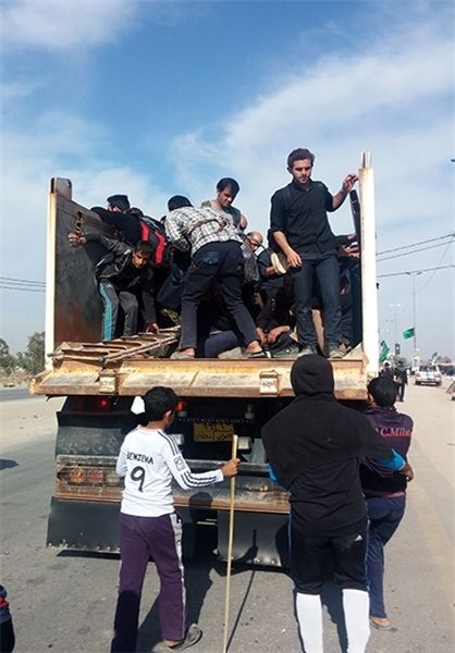 سفر به کربلا با هر وسیله ممکن/تصاویر
