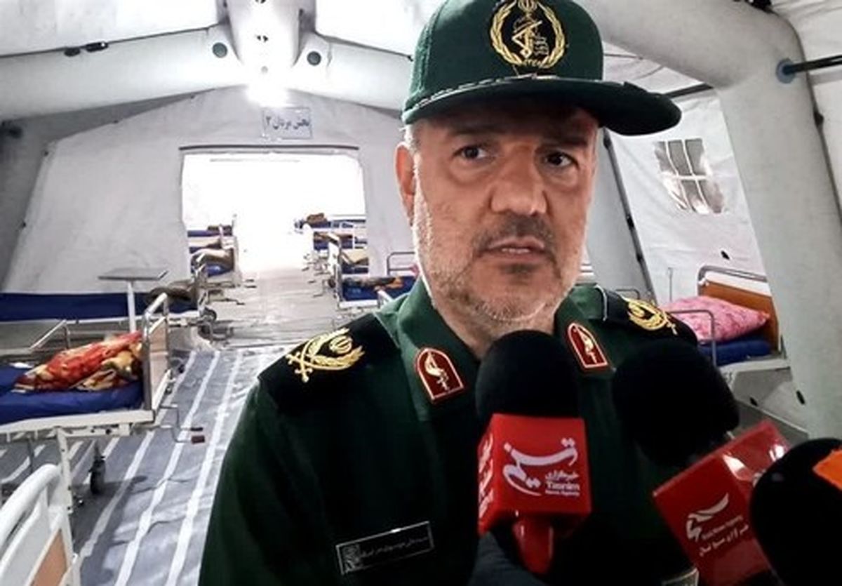دستور سرلشکر سلامی برای راهاندازی بیمارستان صحرایی در گیلان