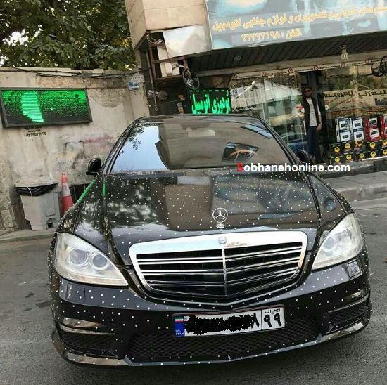 عکس: اولین بنز خالخالی ایران!