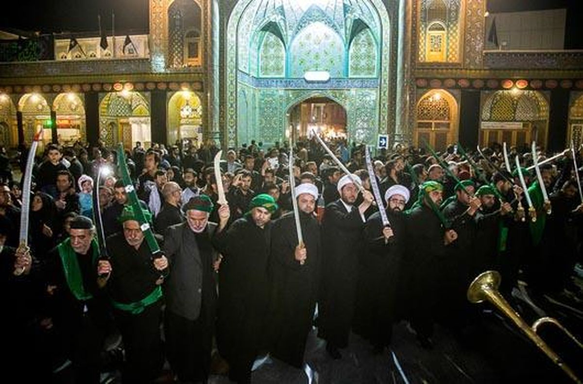 تصاویر:شمشیرگردانی نجفی های مقیم قم