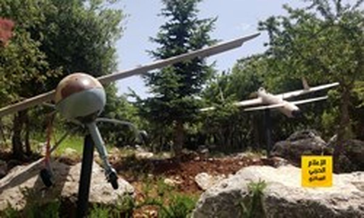 نمایش قدرت پهپادی مقاومت لبنان +عکس