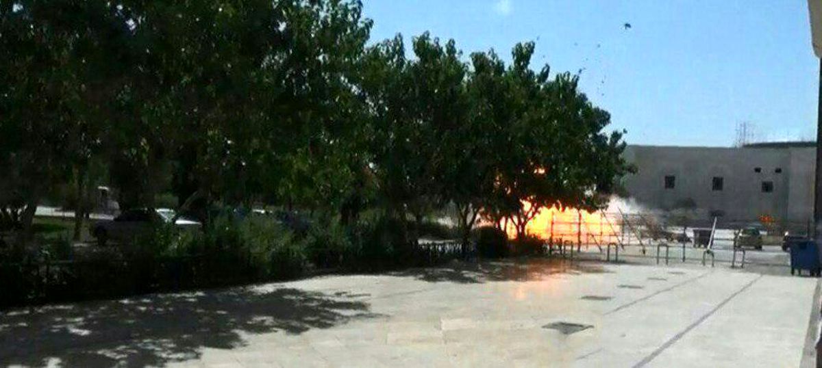 عکس: لحظه انفجار انتحاری در حرم امام خمینی(ره)