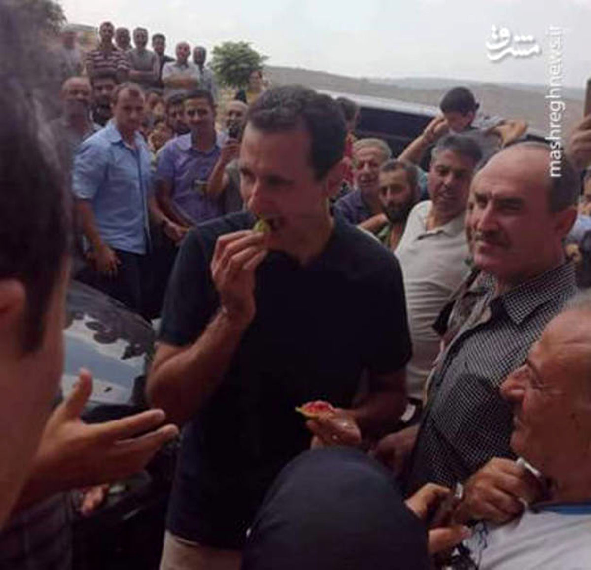 عکس: سفر بشار اسد و همسرش به طرطوس