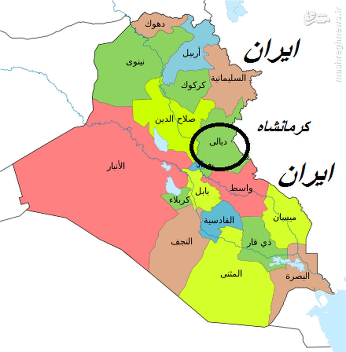 تلاش داعش برای نفوذ به دیالی عراق/تصاویر