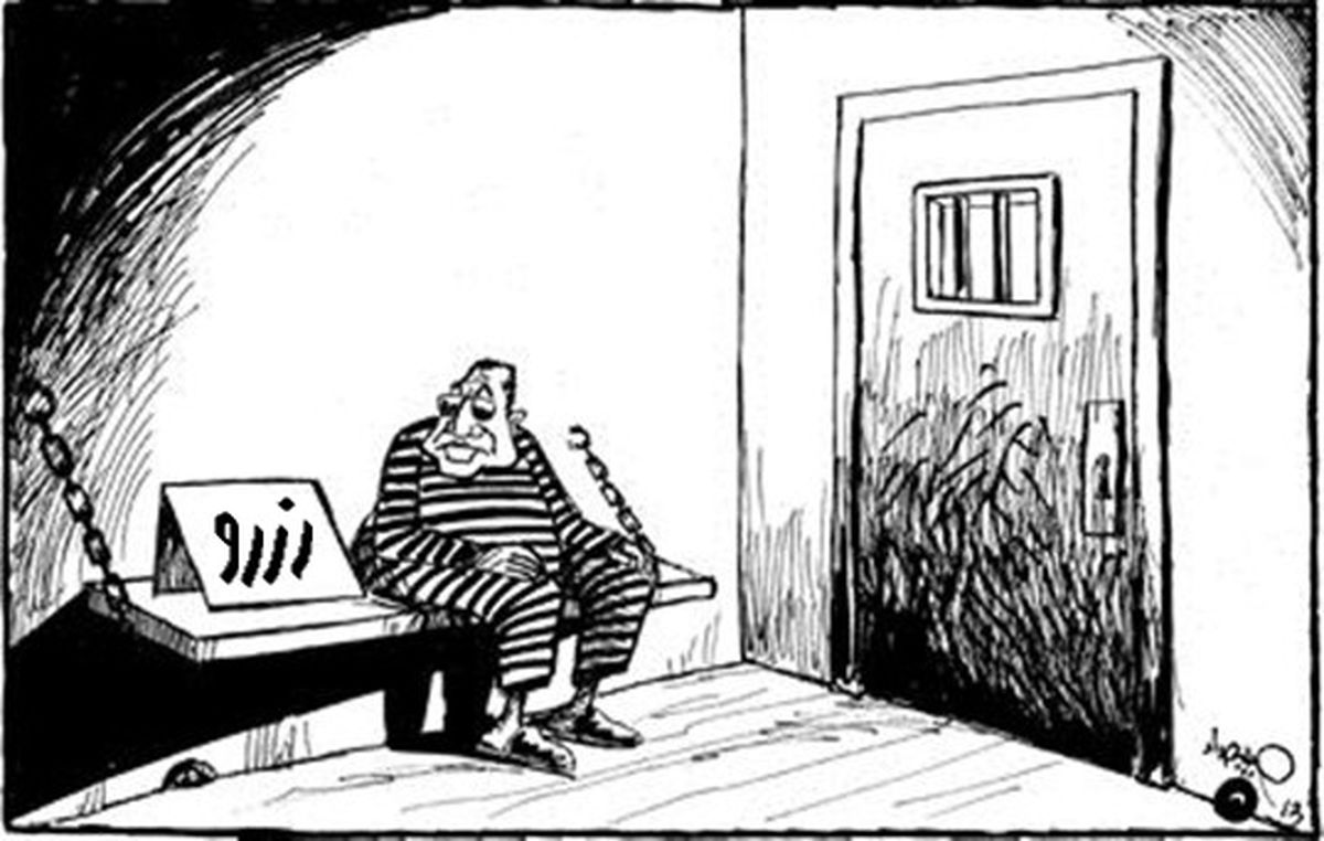جای خالی مرسی در زندان مبارک/کاریکاتور