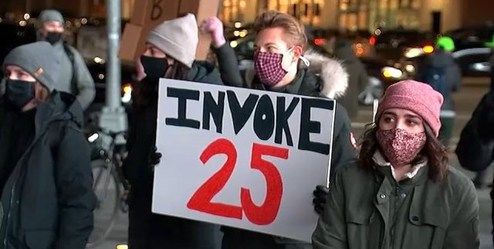 آمریکایی‌ها خواستار برکناری فوری ترامپ شدند