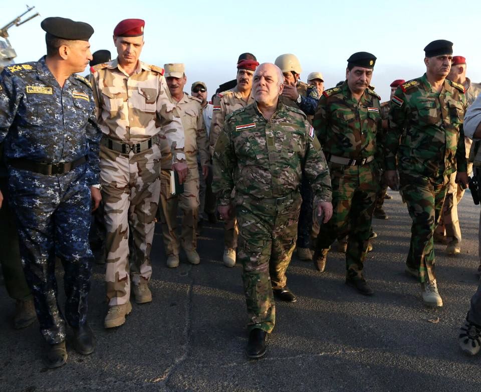 العبادی از موصل بازدید کرد +تصاویر