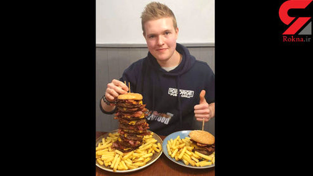 این ساندویچ را بخورید اگه مردین سنگ قبر از ما! +عکس