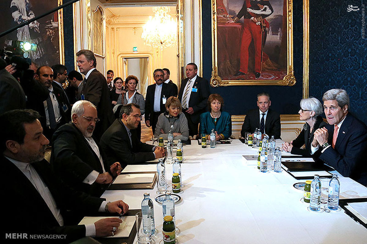 عکس/ مذاکرات سه جانبه ایران اروپا و آمریکا