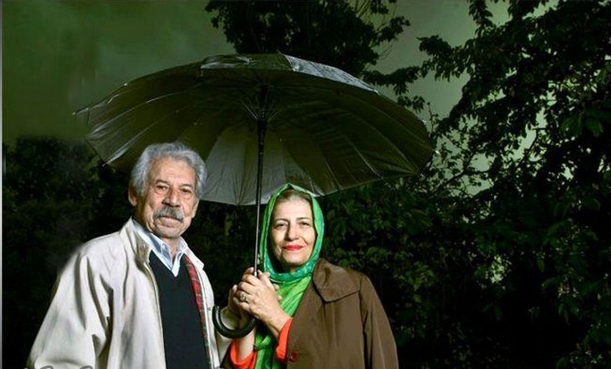 داوود رشیدی و همسرش /عکس
