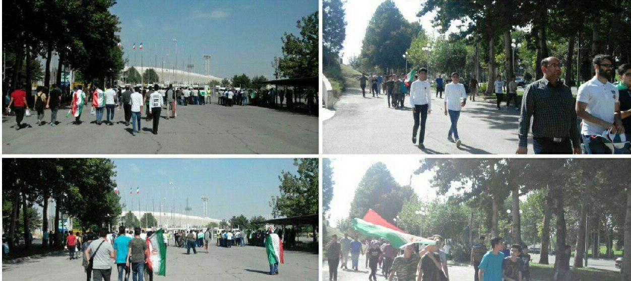 ورزشگاه آزادی، ۳ ساعت مانده به بازی +عکس