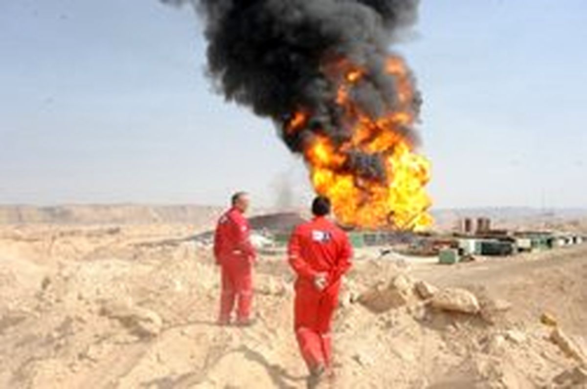 پیش بینی زمان مهار آتش دکل نفتی رگ سفید