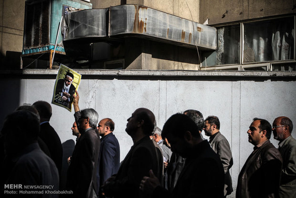 تشییع پیکر مرحوم حاج علی آهی/تصاویر