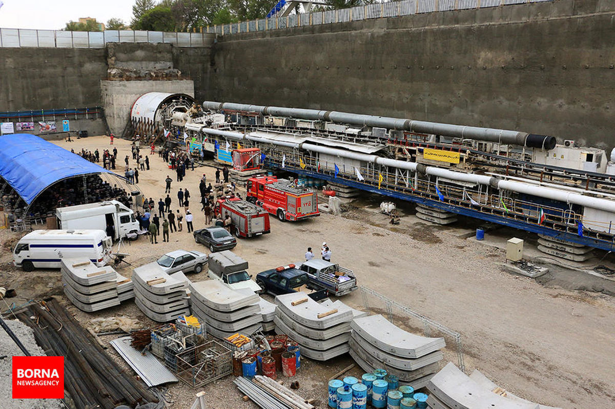 تصاویر: حفاری خط  متروی جدید در مشهد‎