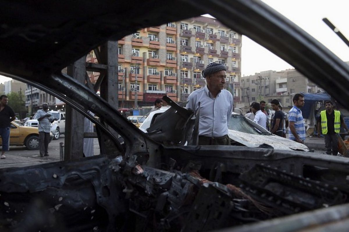 عکس/خودروی بمب گذاری شده