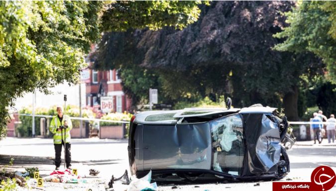 نتیجه وحشتناک عبور دو خودرو از چراغ قرمز +تصاویر