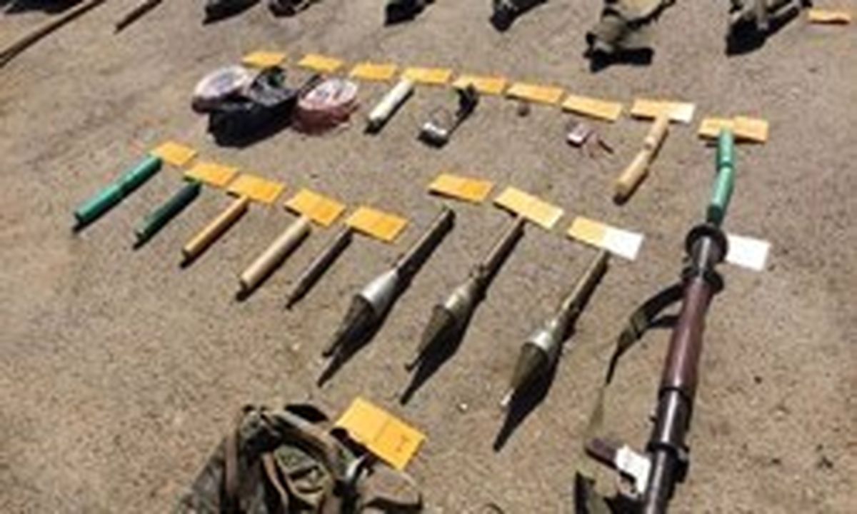 کشف محموله سلاح و مهمات نیمهسنگین در کرمان