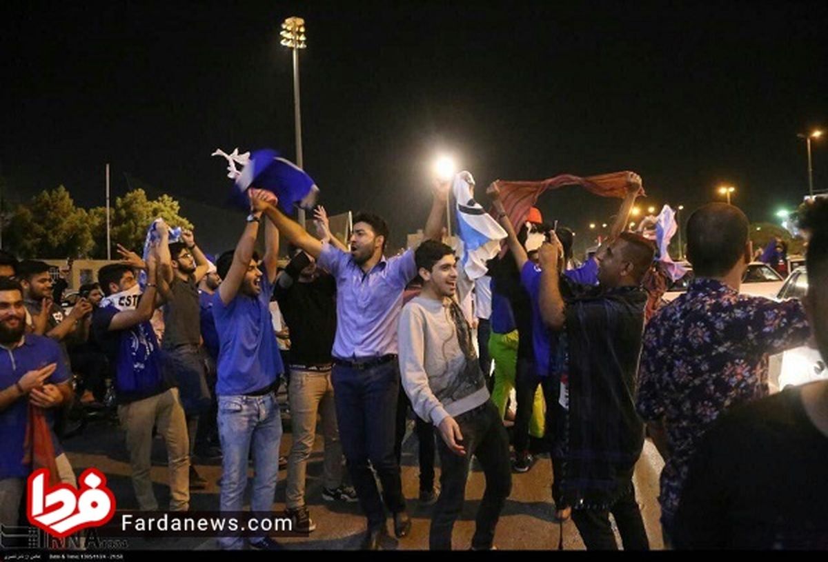 عکس: خوشحالی بندر عباسی ها برای برد استقلال